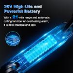 Roinside Adult Electric Scooter - 19 MPH, 21-Mile Range