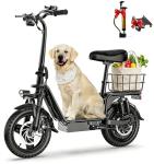 Electric Scooter for Adults with Seat, 20MPH