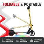 WEELMOTION Kids Electric Scooter with LED Lights