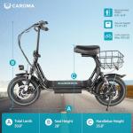 Caroma 819W Folding Electric Scooter for Adults