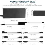 Universal 42V 2A Electric Scooter Charger with 7 Plugs