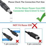 12V Charger for Razor Power Core 90 Scooter