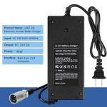 2A 3-Pin Male XLR Charger for Electric Scooters
