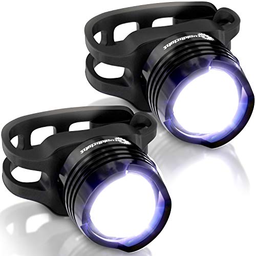 Stupidbright SBF-1 LED Mini Scooter Lights (2 Pack, White)