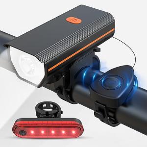 KUNHAK Electric Scooter Lights & Horn Combo
