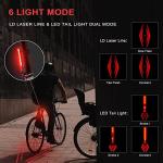 USB Rechargeable Bike Light Set: Front & Rear