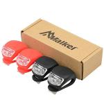 Silicone LED Bike Light Set - Front and Rear