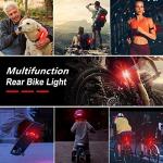 USB Rechargeable Bike Light Set: Front & Rear