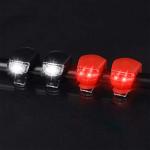Silicone LED Bike Light Set - Front and Rear