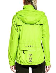 Women's Lightweight Windproof Bike Windbreaker with Hood - Size M