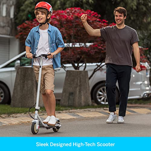 Segway Ninebot ZING C8 Electric Kick Scooter (Light Grey/Yellow)