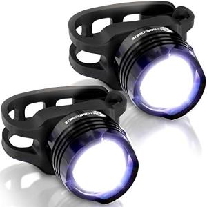 Stupidbright SBF-1 LED Mini Scooter Lights (2 Pack, White)