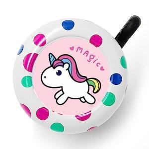 Cute Cartoon Bike Bell for Kids & Adults (Magic Unicorn)