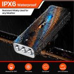 IPSXP 2023 8500 Lumens Bike Headlight, Waterproof & Rechargeable