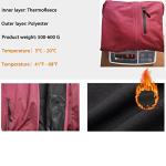 Women's Winter Thermal Reflective Hoodie Windproof Coat