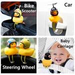 NEKRASH Duck Bike Bell with LED Light: Cute Propeller Horn