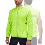 Qualidyne Men's Hooded Windbreaker Scooter Vest