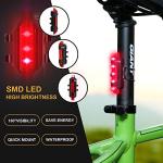Outair Electric Scooter Light Set - 5 SMD LEDs, 4 Modes (White/Red/Blue)