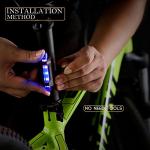 Outair Electric Scooter Light Set - 5 SMD LEDs, 4 Modes (White/Red/Blue)