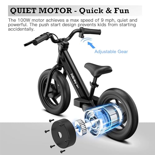 Hiboy Electric Bike for Kids, 12" - 24v 150w