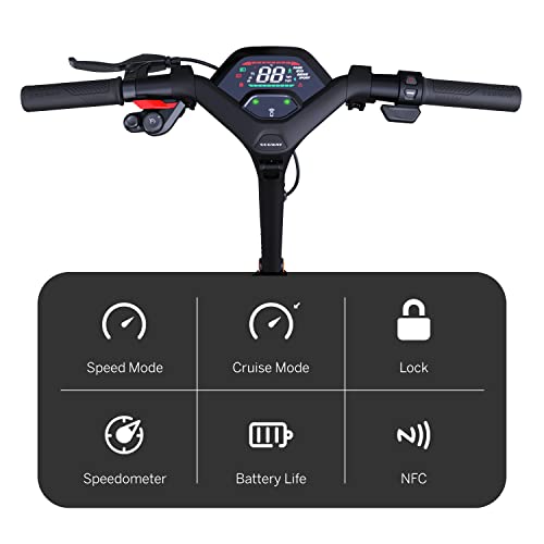 Segway Ninebot P65U Electric KickScooter- 500W Motor, 40.4 Miles Long Range & 25 MPH, Dual Brakes, UL-2272 Certified