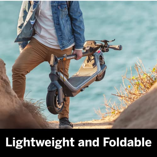 Segway Ninebot P65U Electric KickScooter- 500W Motor, 40.4 Miles Long Range & 25 MPH, Dual Brakes, UL-2272 Certified