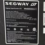 Segway SuperScooter GT1P: 3000W Power, 37.3 MPH Speed