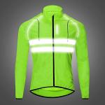 WOSAWE Green Hooded Electric Scooter Jacket - Large