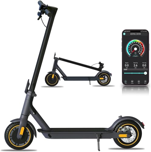 10" Solid Tires E-Scooter: Powerful 500W Motor, 19mph Speed