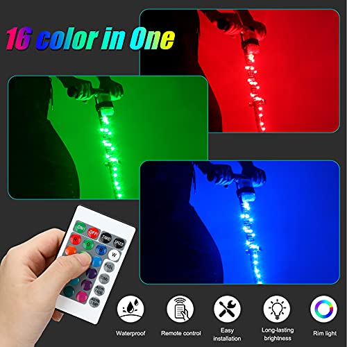 Waybelive LED Scooter Stem Light: 16 Colors, Waterproof