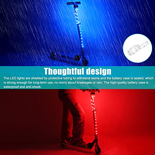 Waybelive LED Scooter Stem Light: 16 Colors, Waterproof