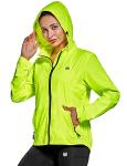 Women's Lightweight Windproof Bike Windbreaker with Hood - Size M