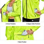 Women's Lightweight Windproof Bike Windbreaker with Hood - Size M