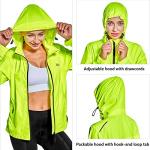 Women's Lightweight Windproof Bike Windbreaker with Hood - Size M