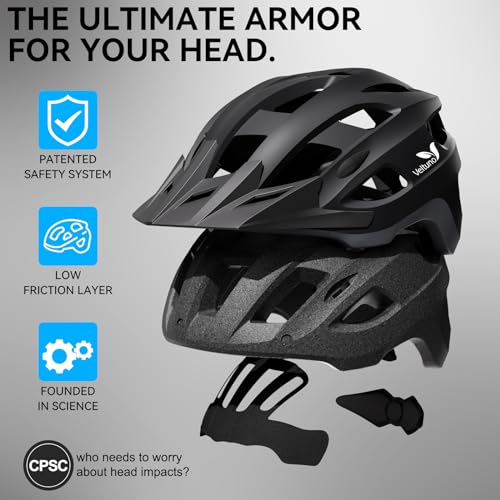 LED Bike Helmet for Adults - Veltuno Lightweight