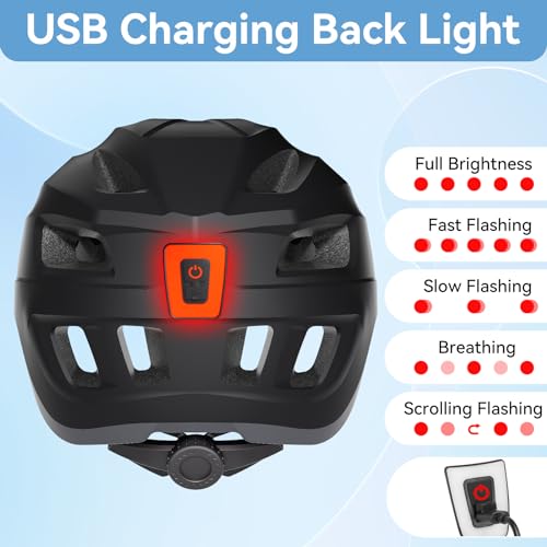 LED Bike Helmet for Adults - Veltuno Lightweight