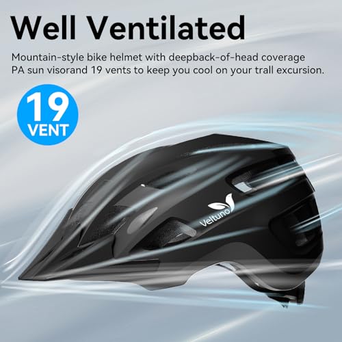LED Bike Helmet for Adults - Veltuno Lightweight