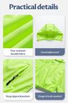 Yellow Waterproof Hooded Packable Electric Scooter Jacket