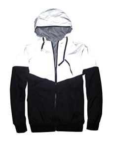 Reflective Cycling Jacket for Men, Asian XXL/US L, Grey