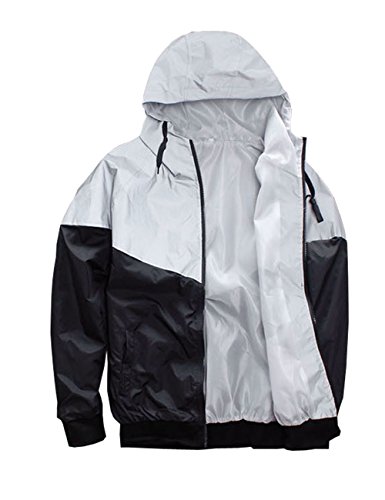 Reflective Cycling Jacket for Men, Asian XXL/US L, Grey