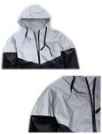 Reflective Cycling Jacket for Men, Asian XXL/US L, Grey