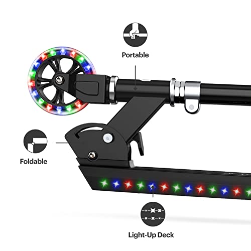 Jetson Jupiter Kick Scooter - Black - Collapsible & Portable