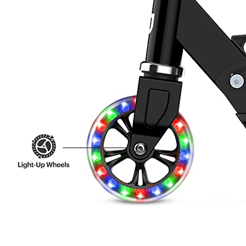 Jetson Jupiter Kick Scooter - Black - Collapsible & Portable