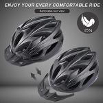 Zacro Lightweight Adult Bike Helmet - Pads&Visor Included