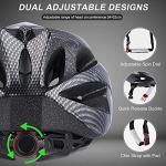 Zacro Lightweight Adult Bike Helmet - Pads&Visor Included