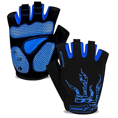 MOREOK Cycling Gloves - Breathable Anti-Slip Gel Pad
