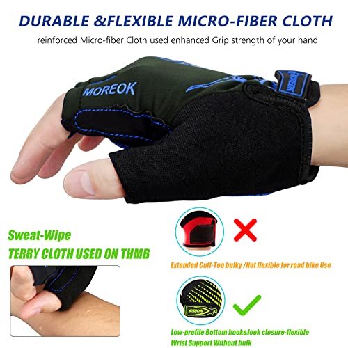 MOREOK Cycling Gloves - Breathable Anti-Slip Gel Pad
