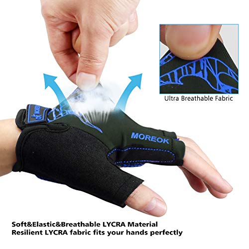 MOREOK Cycling Gloves - Breathable Anti-Slip Gel Pad