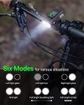 Victoper Bike Light Set: Super Bright USB Rechargeable