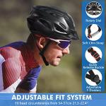 Zacro Lightweight Adult Bike Helmet - Pads&Visor Included